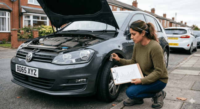 Used car buying checklist for the UK